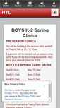 Mobile Screenshot of harrisonyouthlacrosse.com